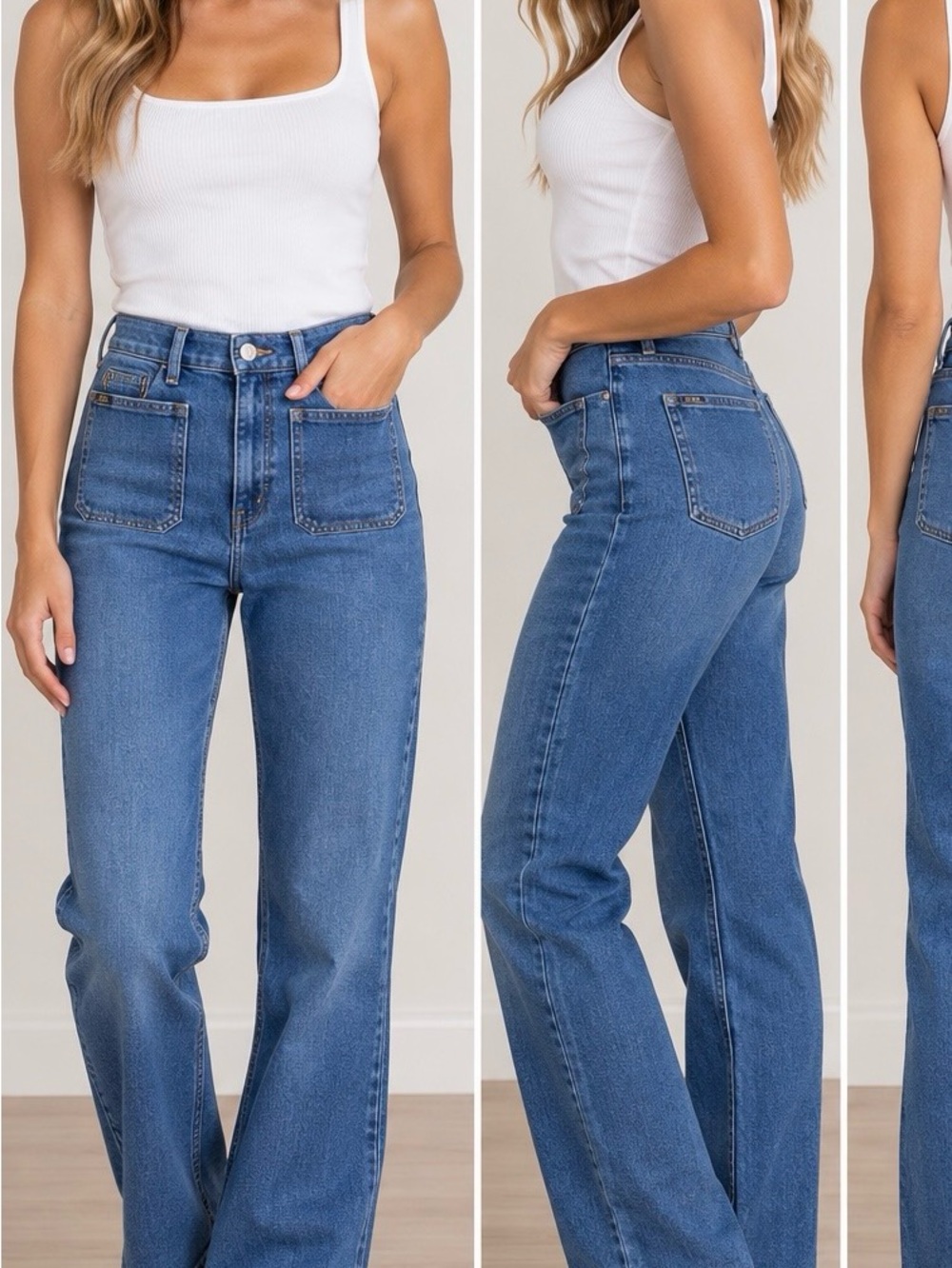 Polo Ralph Lauren Women’s High-Rise Jeans – Medium Wash